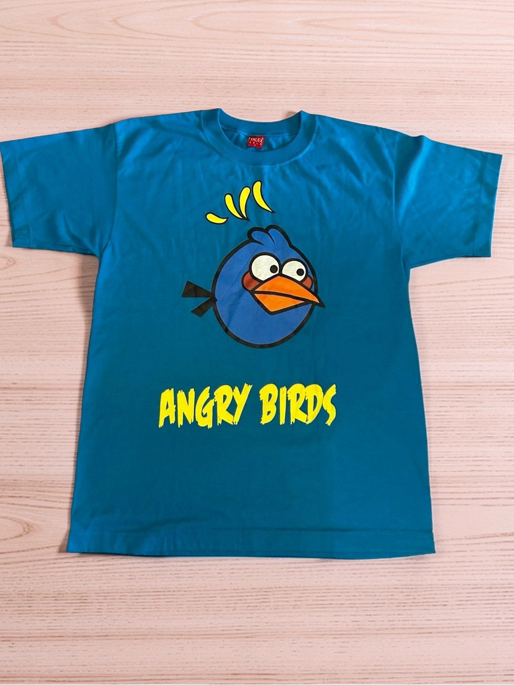 Angry Birds Blue Graphic Tee Shirt Large YT12